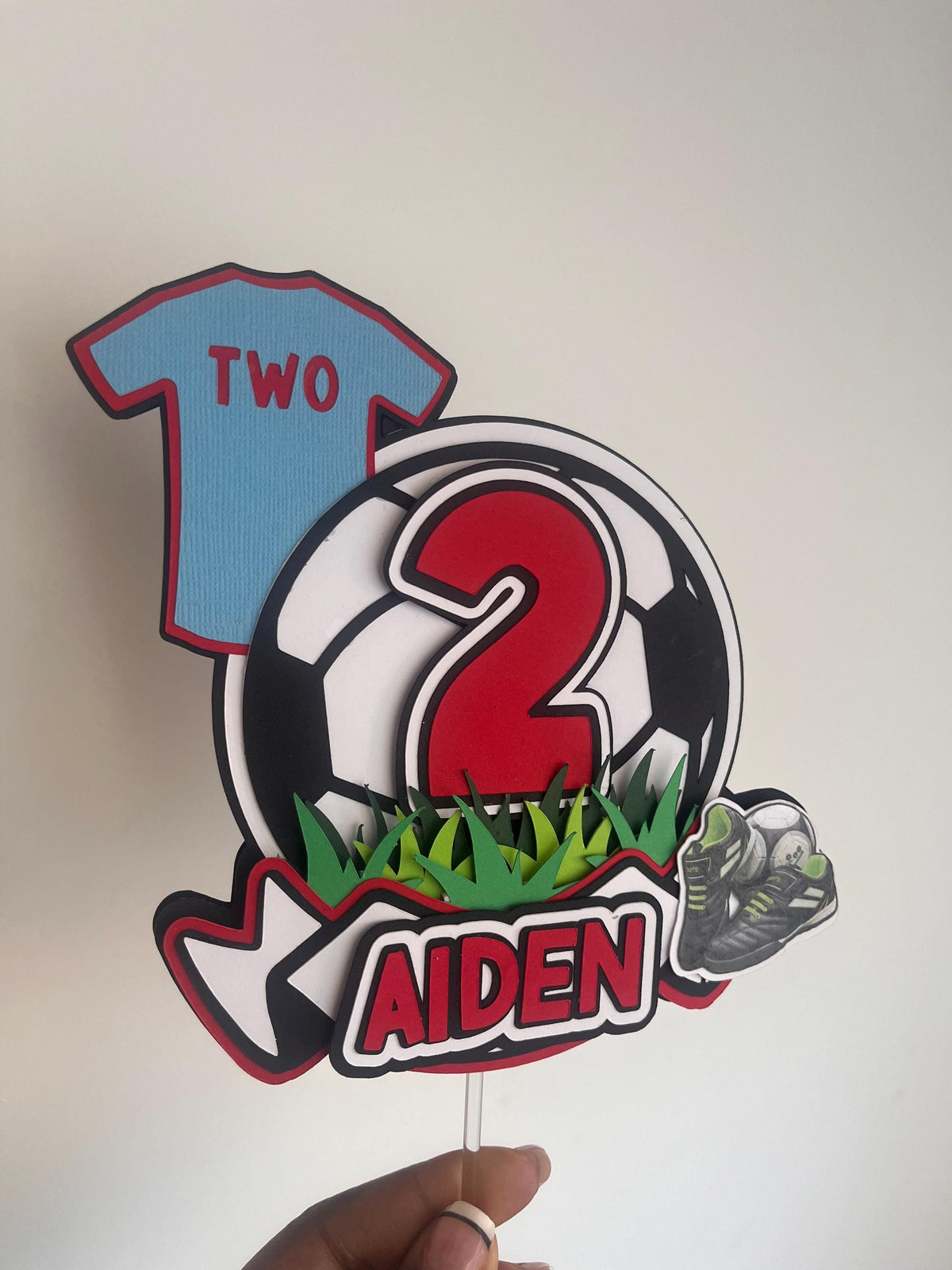 Football Birthday Cake Topper