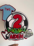 Football Birthday Cake Topper