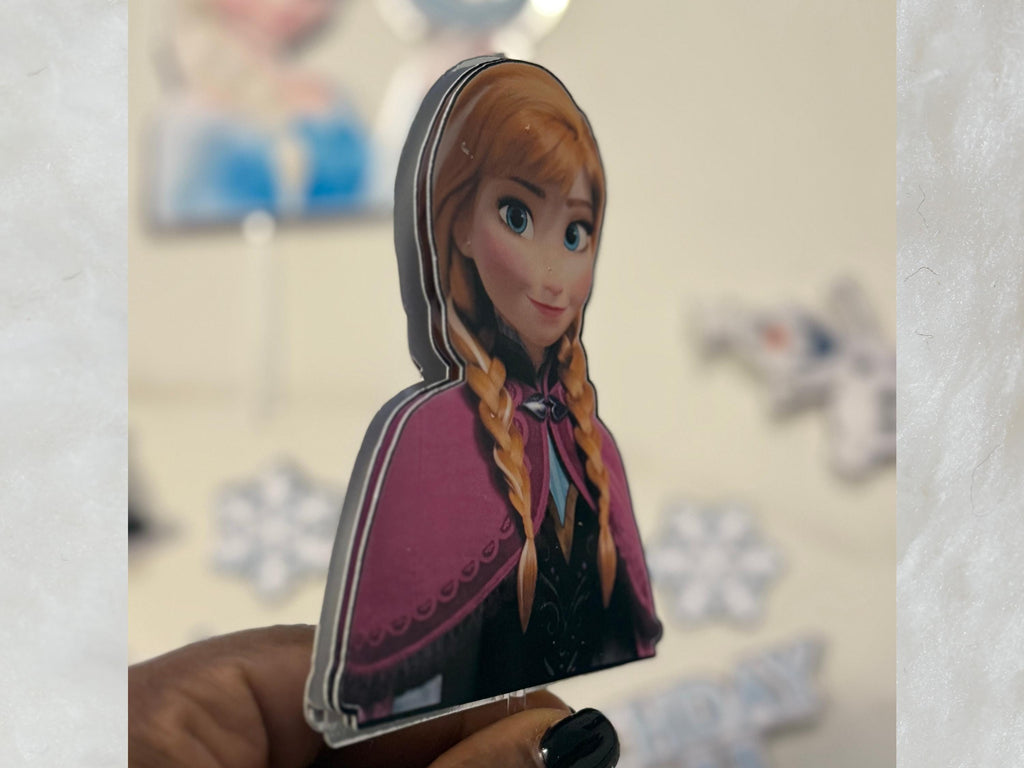 Frozen Cake Topper Set, Elsa and Anna cake Decoration