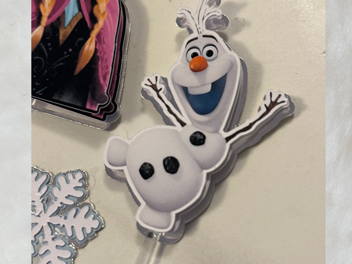 Frozen Cake Topper Set, Elsa and Anna cake Decoration