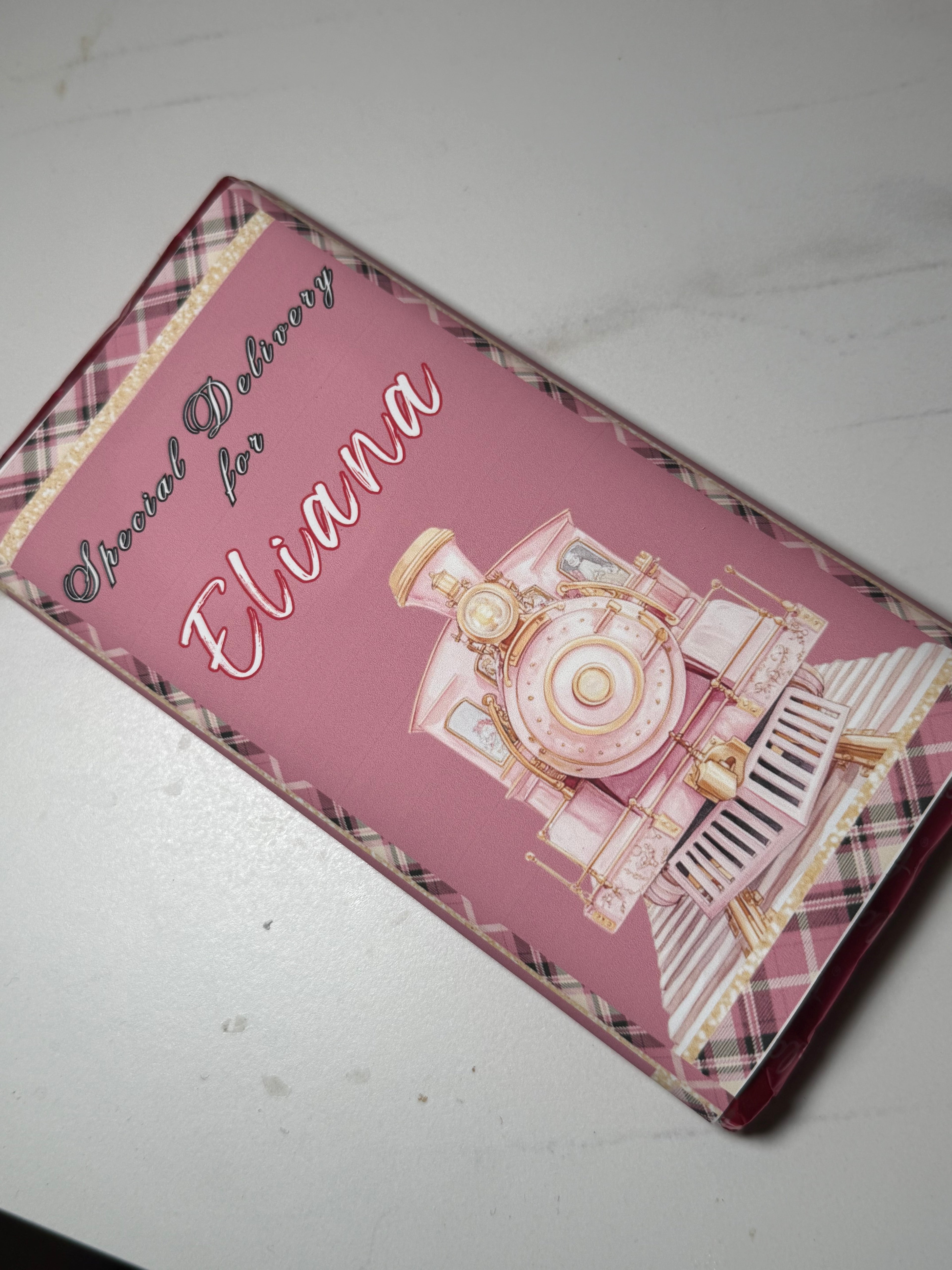 Personalised Christmas Chocolate Bar Wrapper