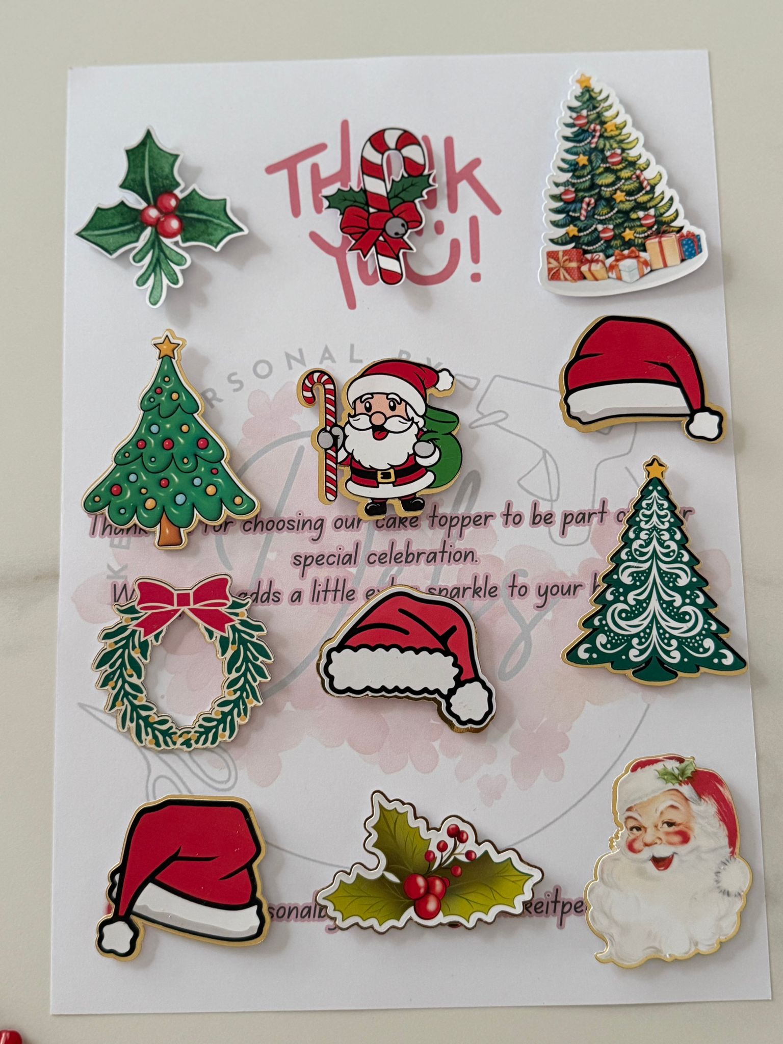 Christmas Cake  Charms