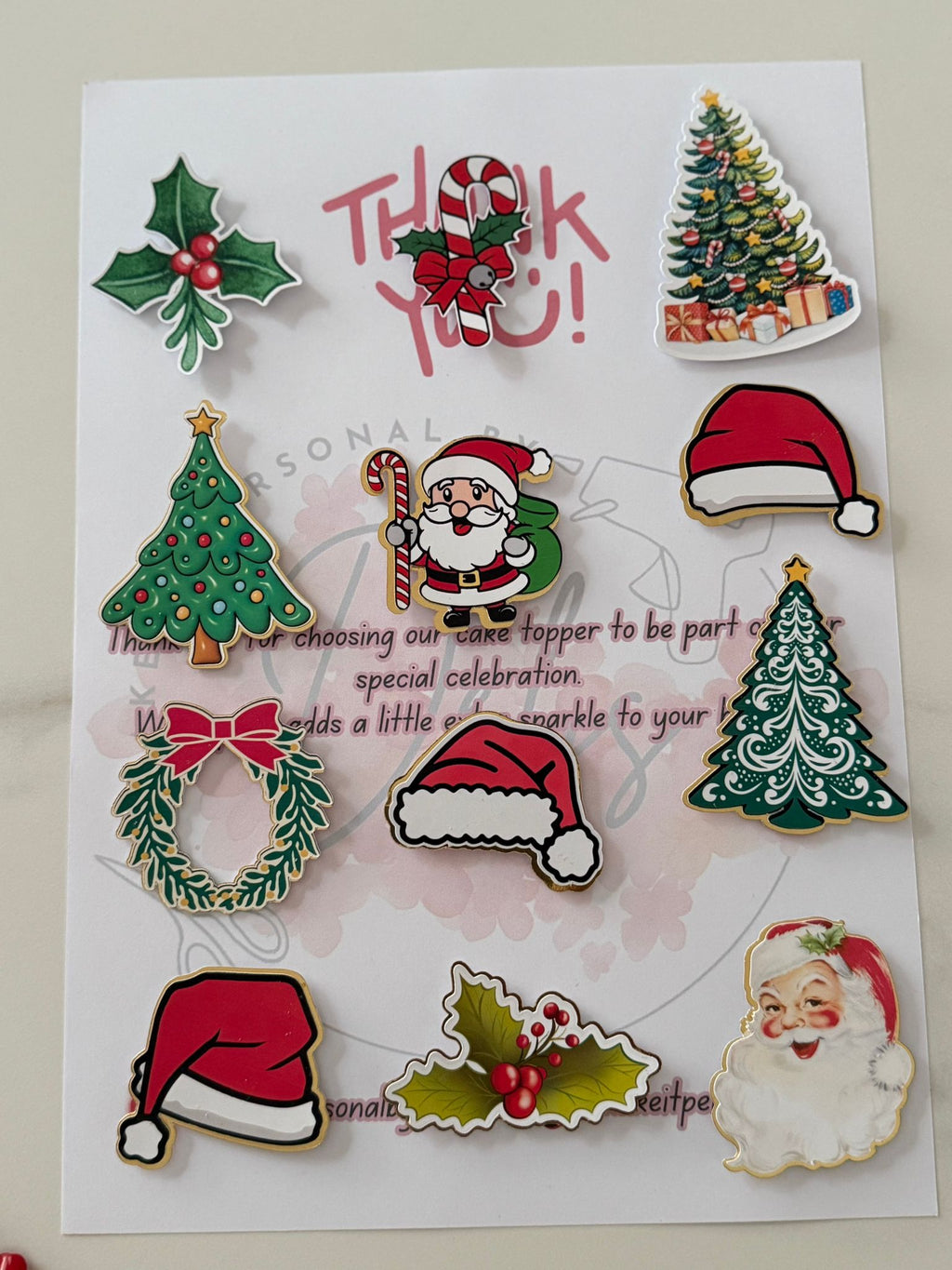 Christmas Cake  Charms