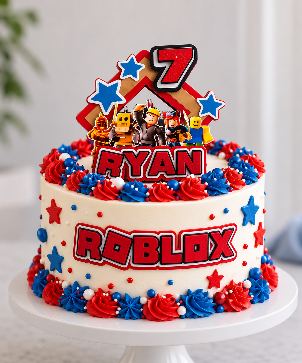 Roblox Cake Topper