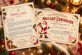 Personalised Letter from Santa & Nice List Certificate from Santa
