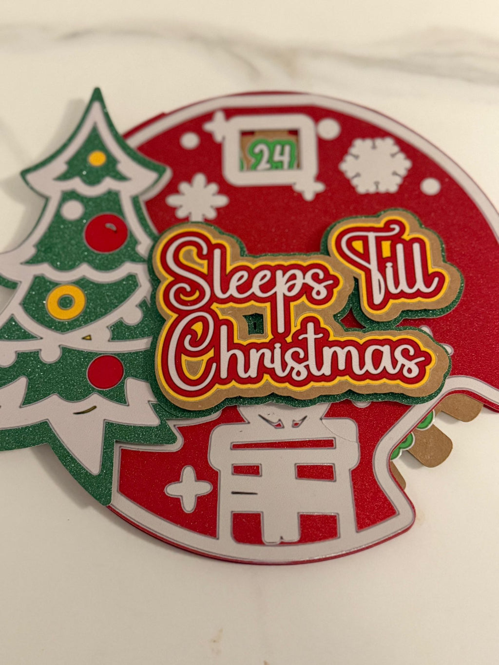 Sleeps Till Christmas Countdown Clock