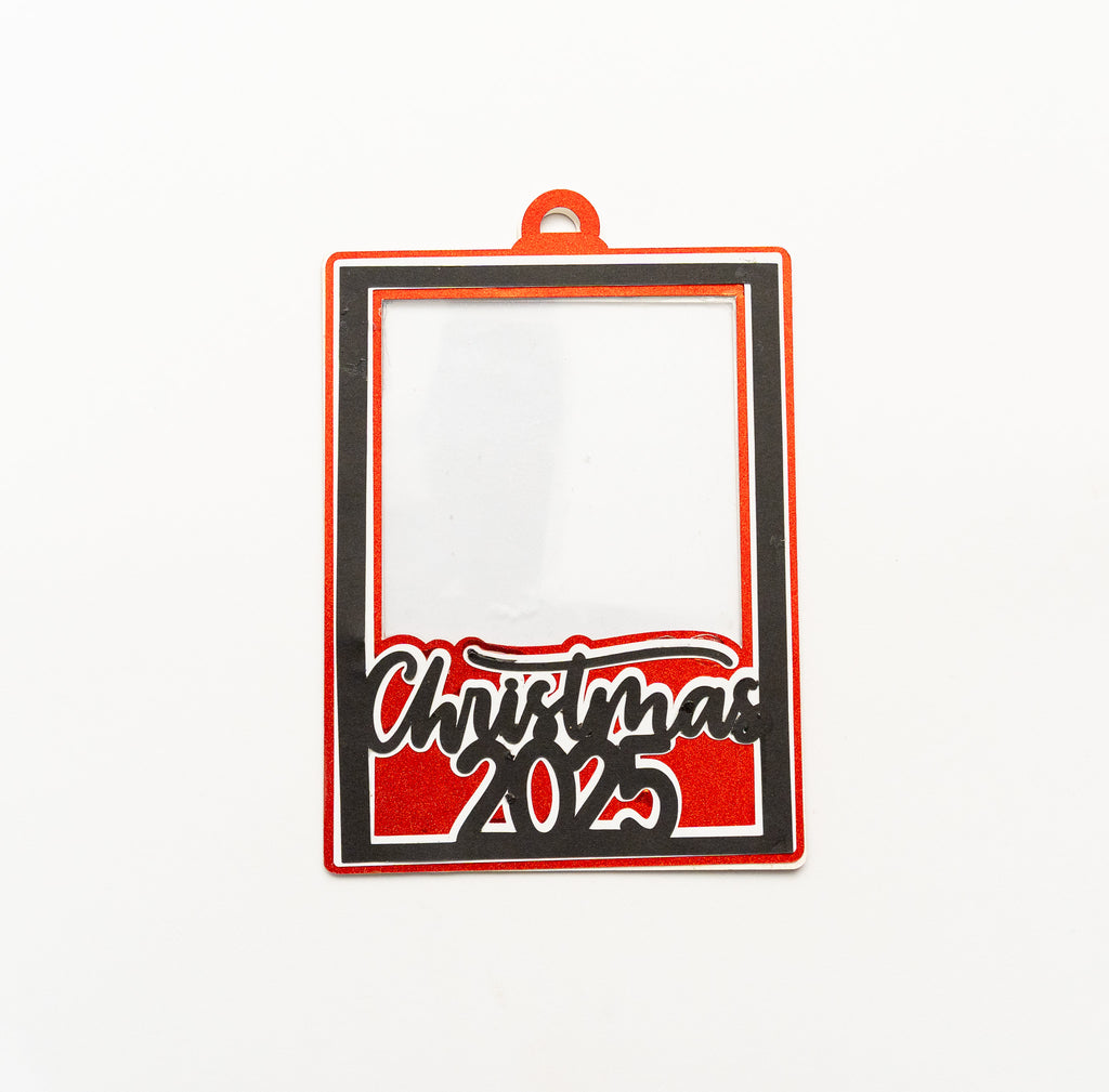 DIY Christmas Picture Frame Ornament